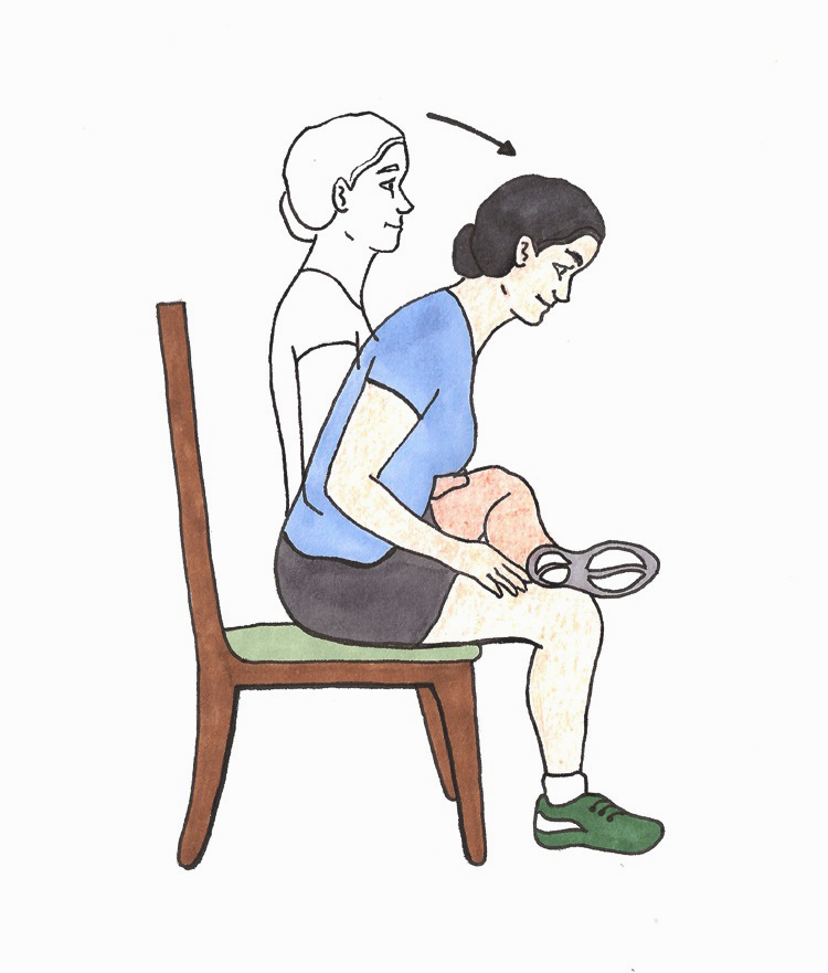 Seated Piriformis Stretch